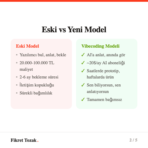 Yazılımcı-müşteri ilişkisi nasıl değişiyor? - Eski model vs yeni model