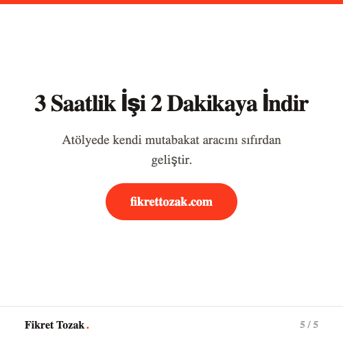 Ay sonu mutabakatını iki saatten iki dakikaya indir