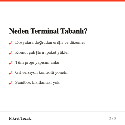 Claude Code nasıl çalışır? - Terminal üzerinden doğal dille talimat verme