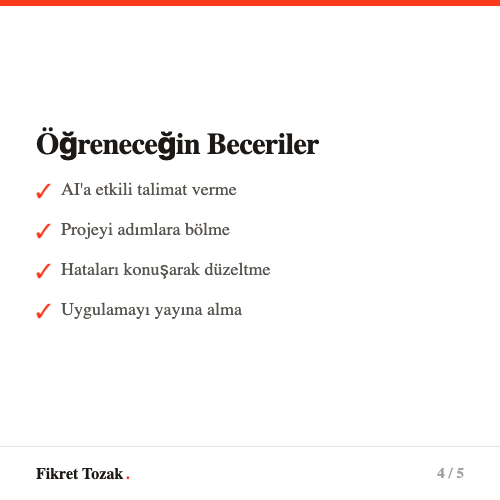 Tasarımı güzelleştirme - renk, font ve spacing talimatları