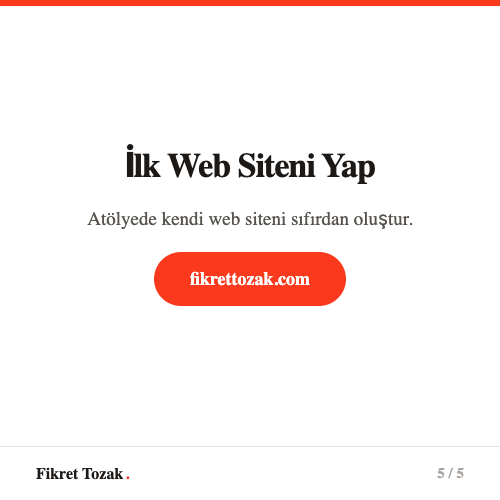 Web siteni yayınla - Vercel ve Netlify ile ücretsiz hosting