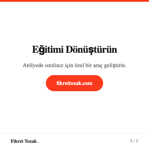 Eğitimi dönüştürün - Vibecoding ile sınıfınıza özel dijital araçlar geliştirin