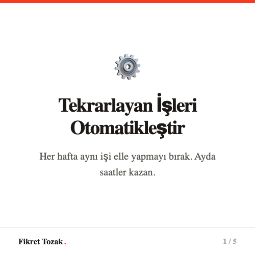 İşletmendeki tekrarlayan işleri bul ve otomatikleştir - Ayda saatler yiyen görevleri ortadan kaldır