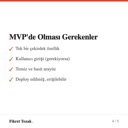 MVP örneği - Randevu yönetim sistemi adım adım