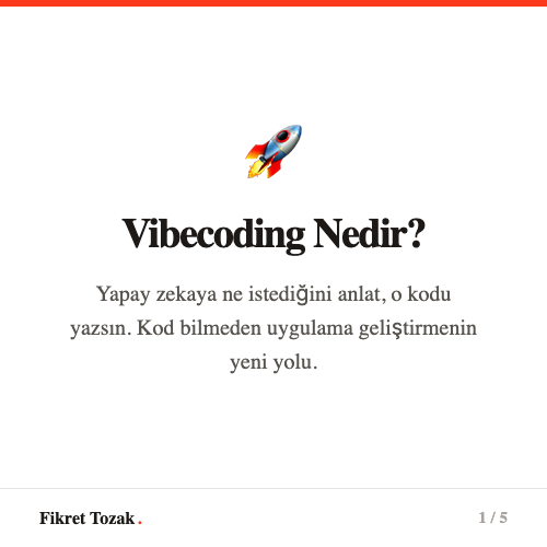 Vibecoding Nedir? - Yapay zekaya ne istediğini anlat, o kodu yazsın