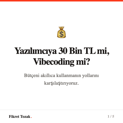 Yazilimciya odeme mi vibecoding ogrenmek mi - Karar rehberi