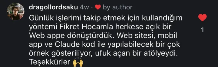 @dragollordsaku Instagram yorumu