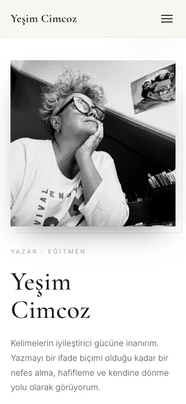 Yeşim Cimcoz — project screenshot